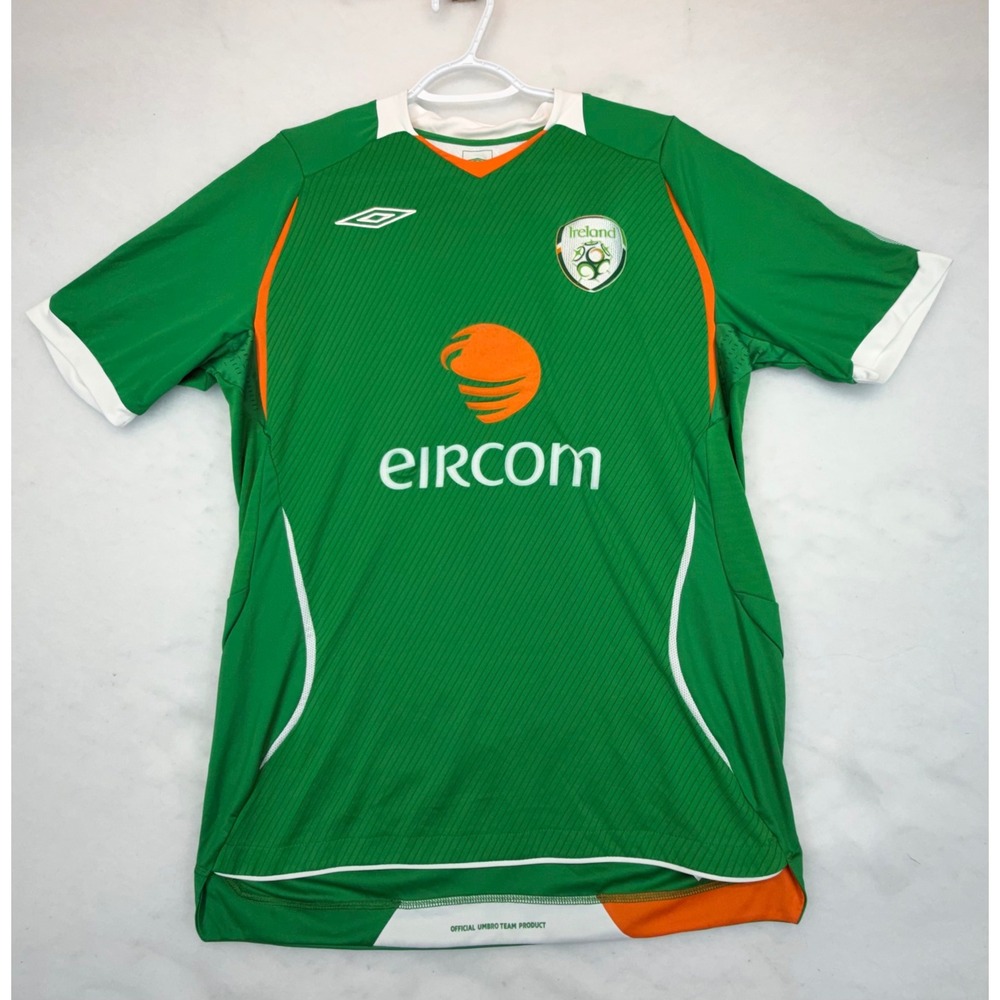 Umbro Ireland National Team Soccer Jersey Green Eircom FAI Mens M